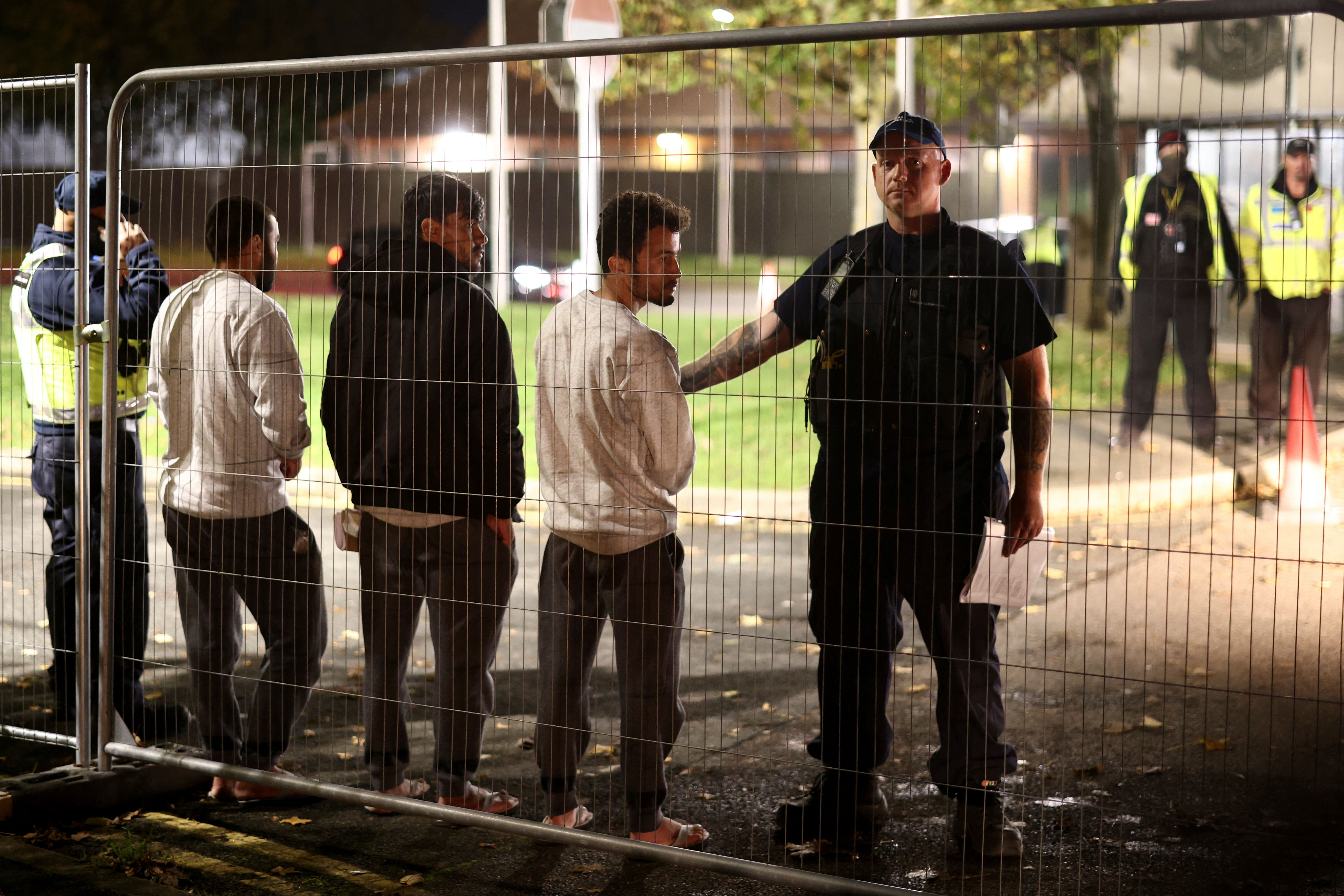 image British police say immigration centre attack was terrorist incident