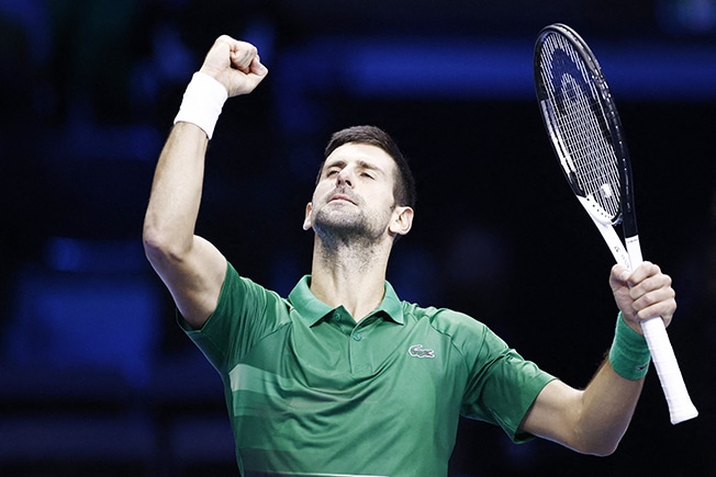 image Djokovic downs Tsitsipas, Rublev overcomes Medvedev at ATP Finals