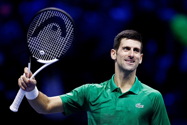 image Ruthless Djokovic crushes Rublev to reach semis at ATP Finals