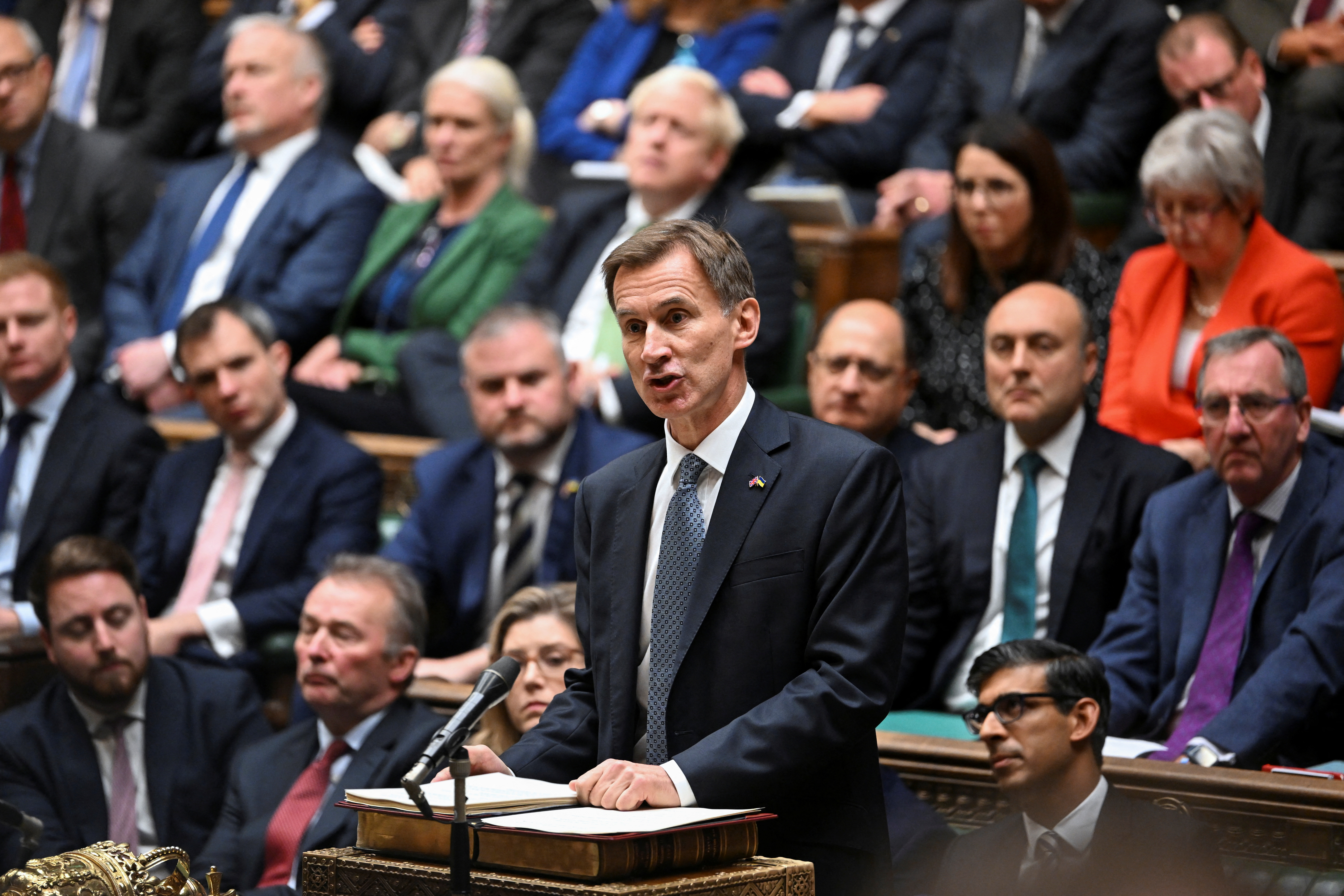image UK&#8217;s Hunt, criticised by some Conservatives, defends tax hikes