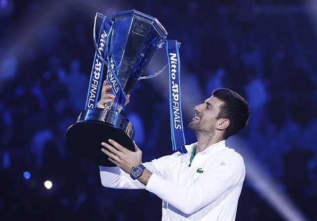 image Djokovic beats Ruud to win record-equalling sixth ATP title