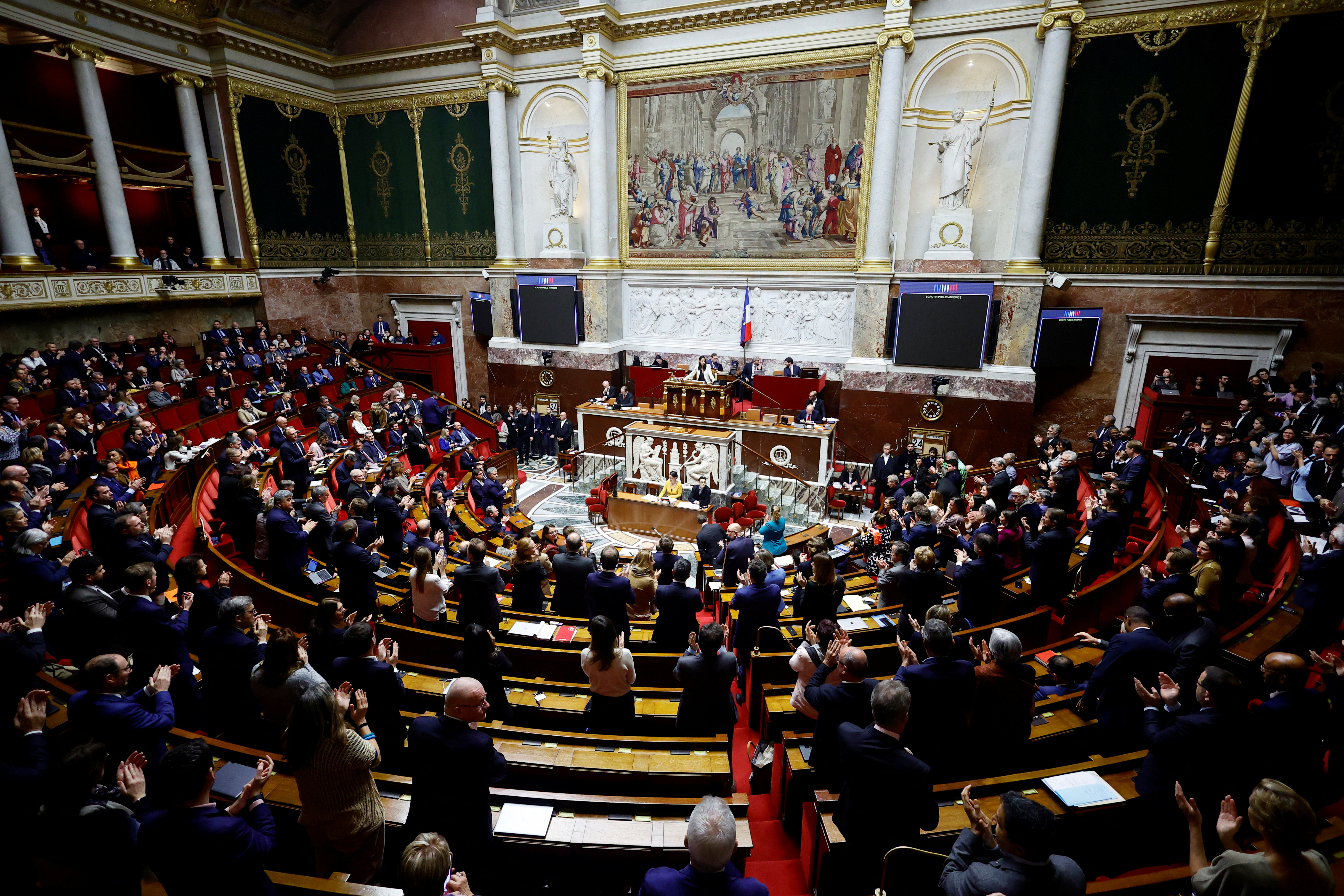 image French parliament votes nuclear plan with large majority