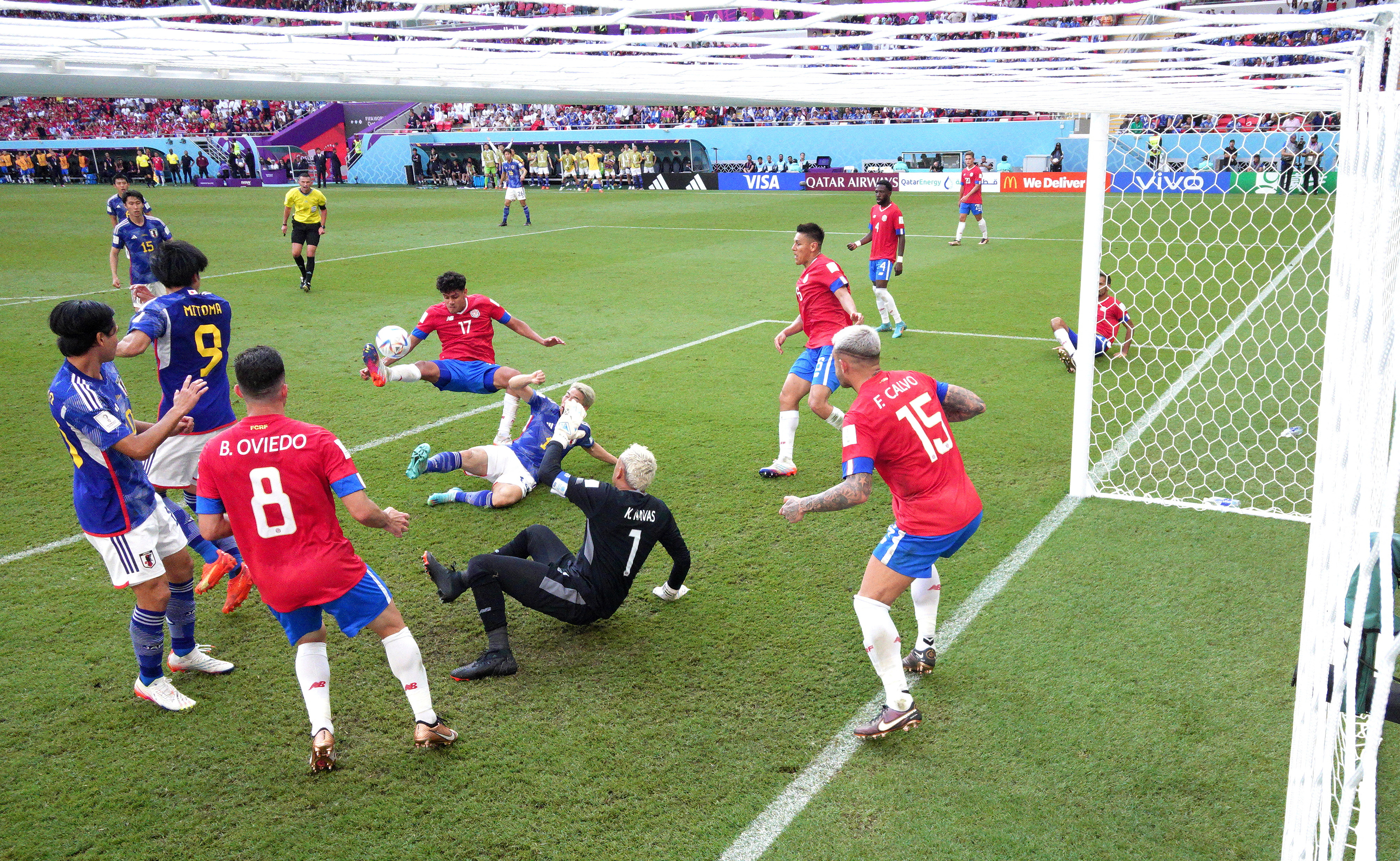 image Costa Rica rebound from drubbing to stun Japan