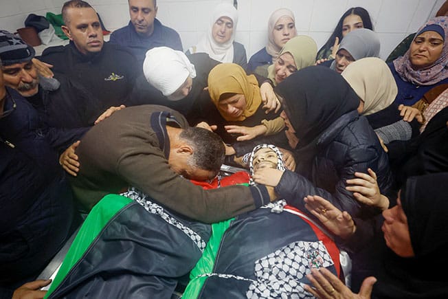 image Three Palestinians killed amid series of deadly West Bank clashes