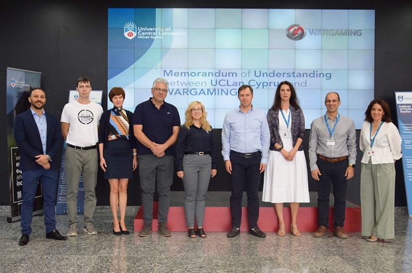 image UCLan Cyprus and Wargaming sign collaboration MoU