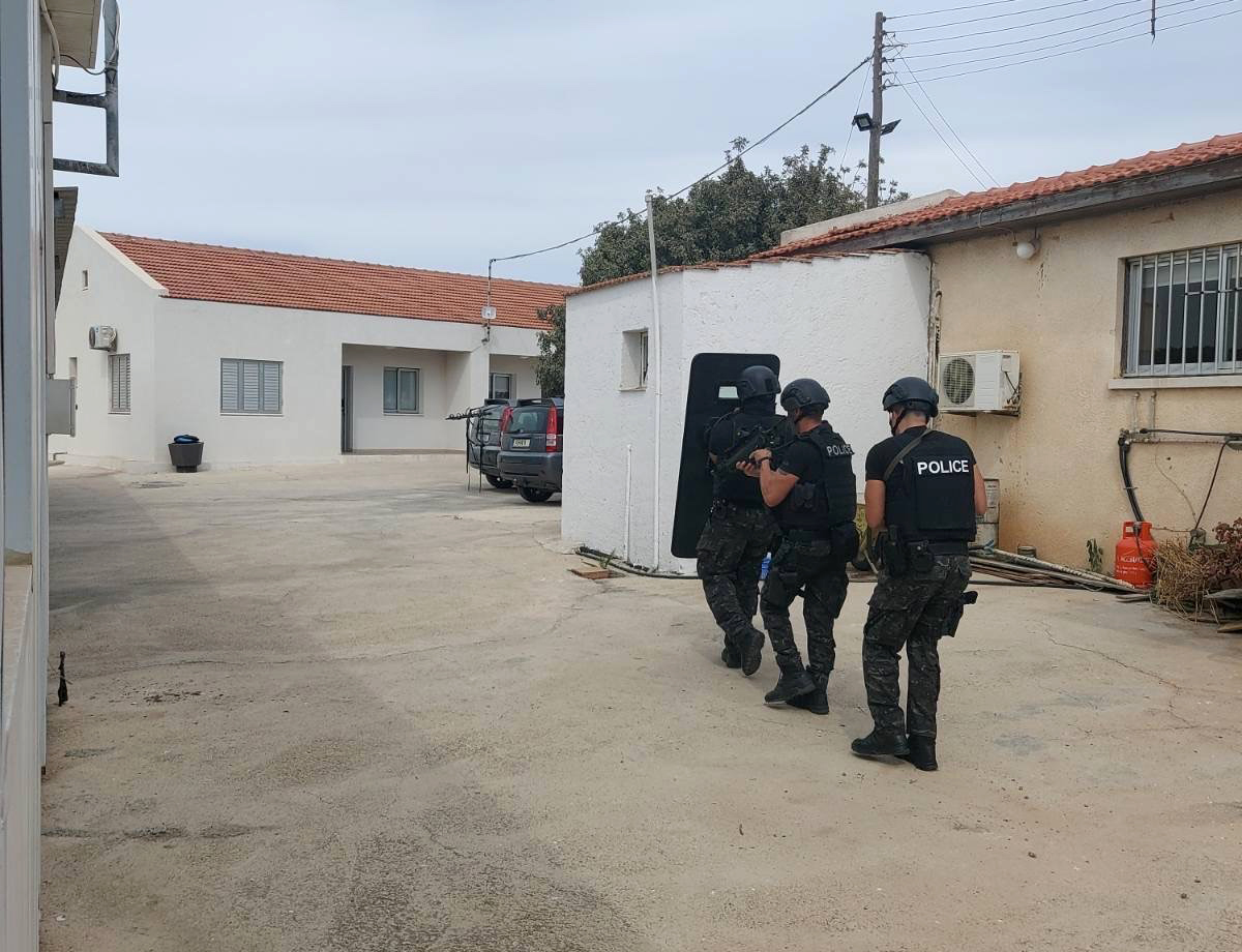 image Cyprus police and bases carry out joint training exercise