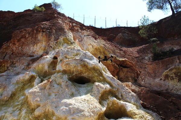recording the ancient galleries using a drone and photogrammetry