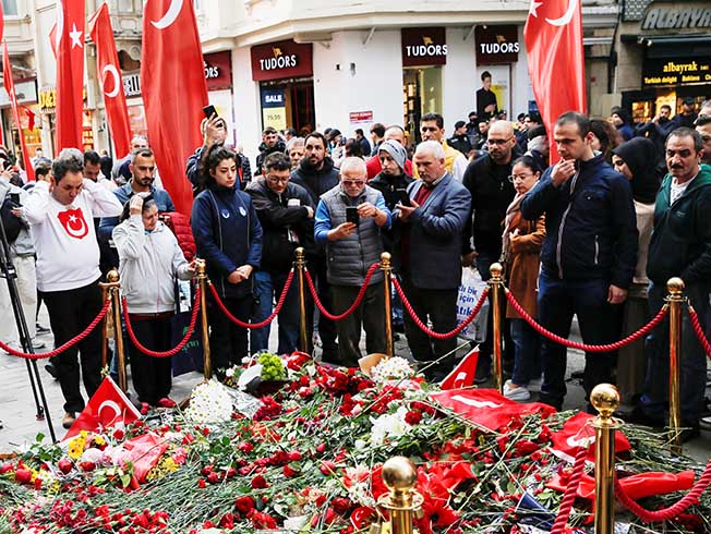 image Turkish court arrests 17 suspects over Istanbul blast
