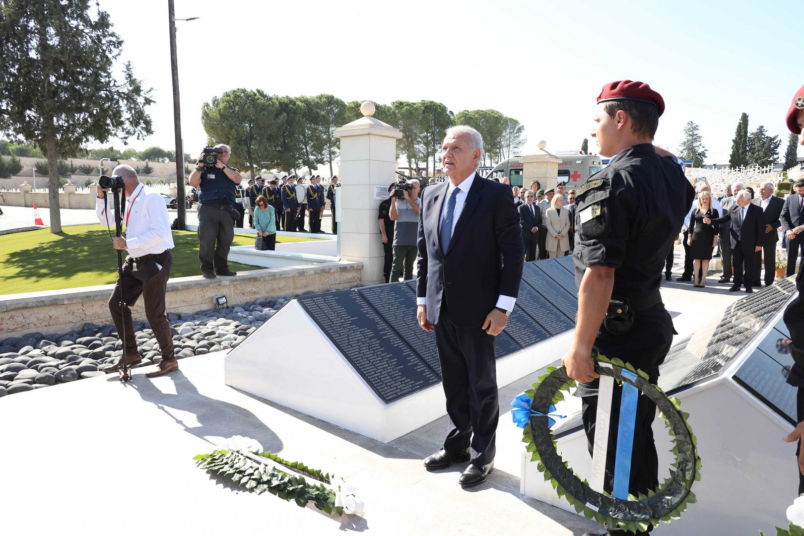 image Plaque with names unveiled to keep alive memory of the island&#8217;s missing