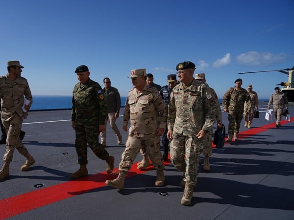 image Multi-national military exercises take place