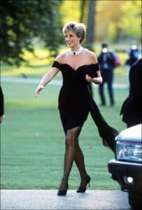fashion princess diana in the revenge dress