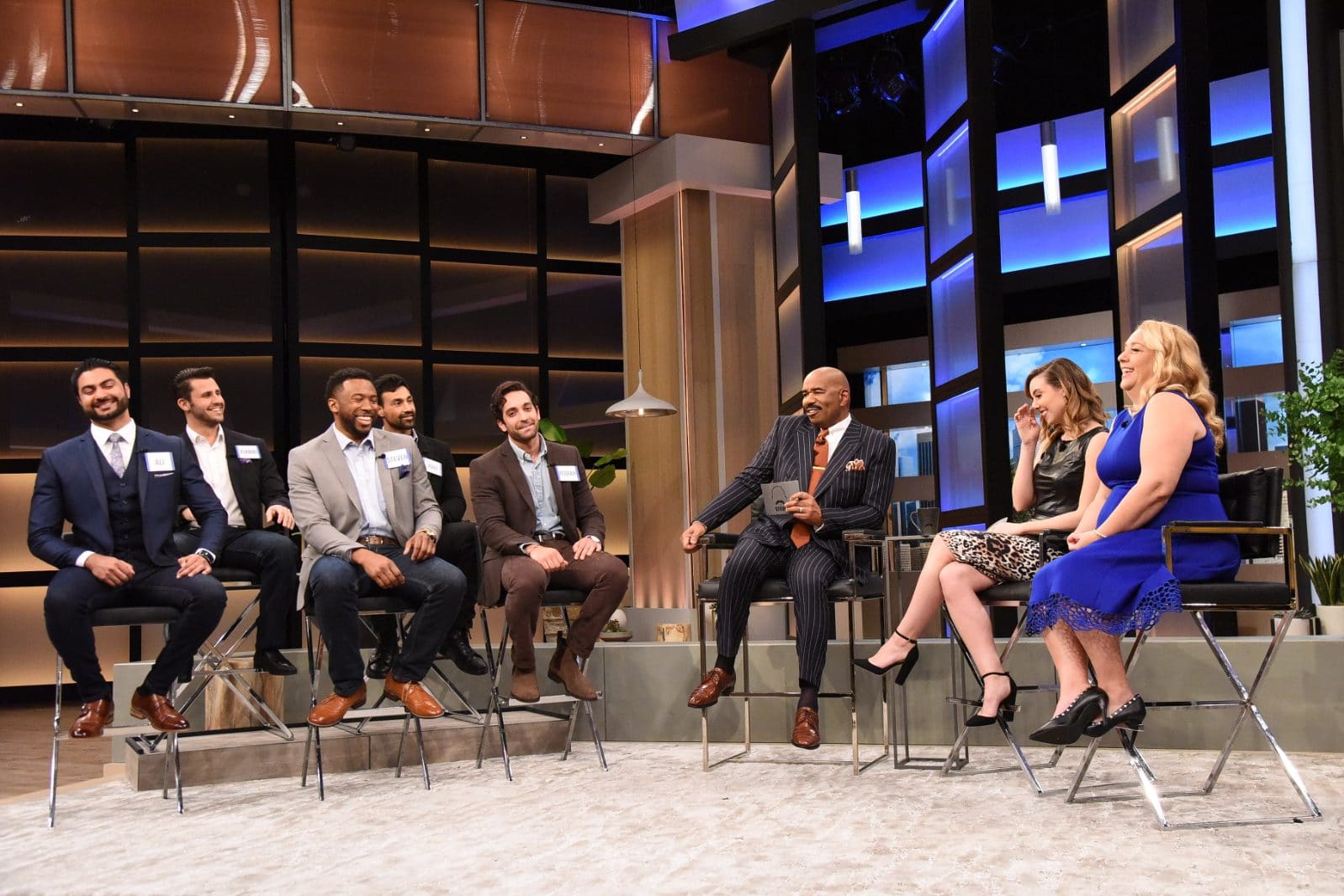feature2 appearing on the steve harvey show