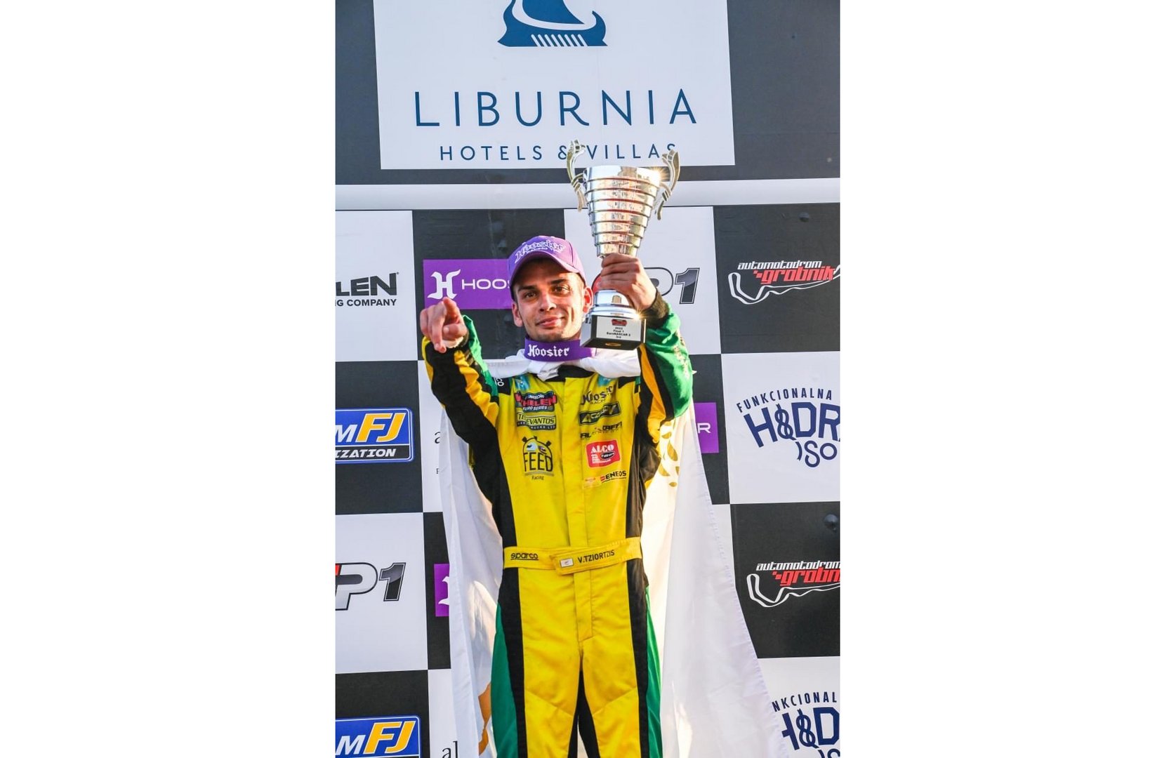 image Tziortzis finishes third in NASCAR Whelen Euro Series