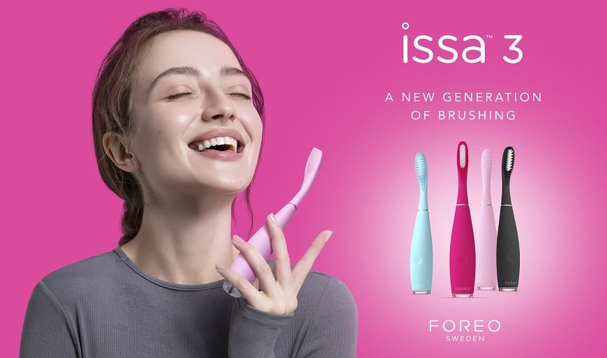 image FOREO&#8217;s new ISSA 3 sonic toothbrush has arrived