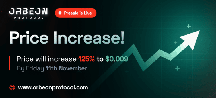 image Crypto market regains momentum: Bitcoin (BTC) and Orbeon (ORBN) rise