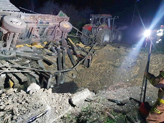 image Poland says missile that hit it was Ukrainian stray