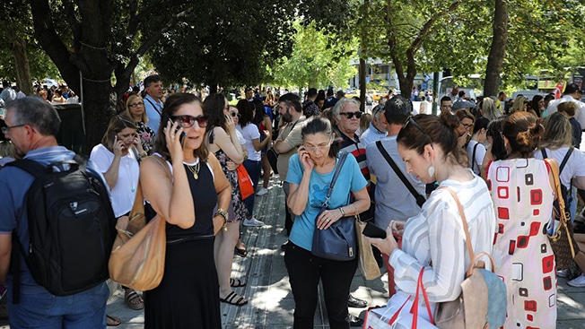 image Greek island rattled by strong earthquake, felt in Athens