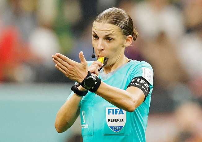 image Frappart ends 92-year wait for a female referee at World Cup