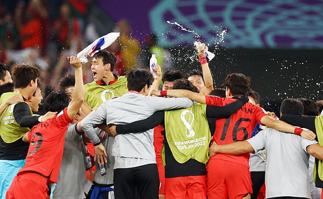 image South Korea through after dramatic late win over Portugal