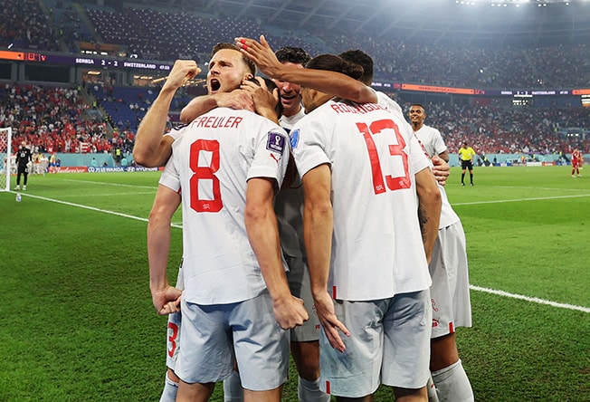 image Switzerland edge Serbia 3-2 to reach last 16