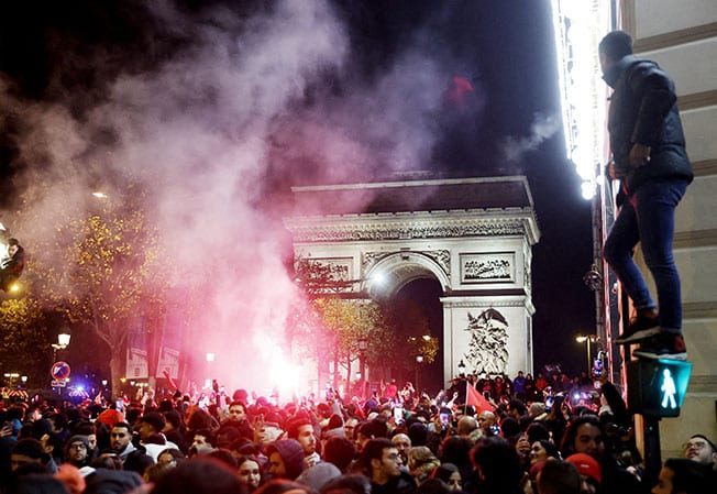 image Police in France prepare for high-stakes match with Morocco