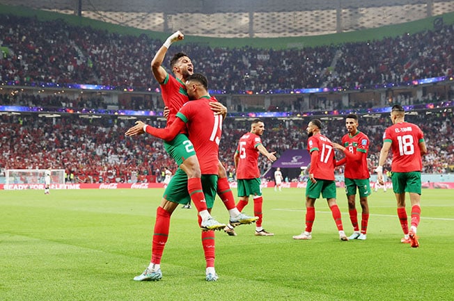 image Morocco stun Portugal to go through to World Cup semi-final