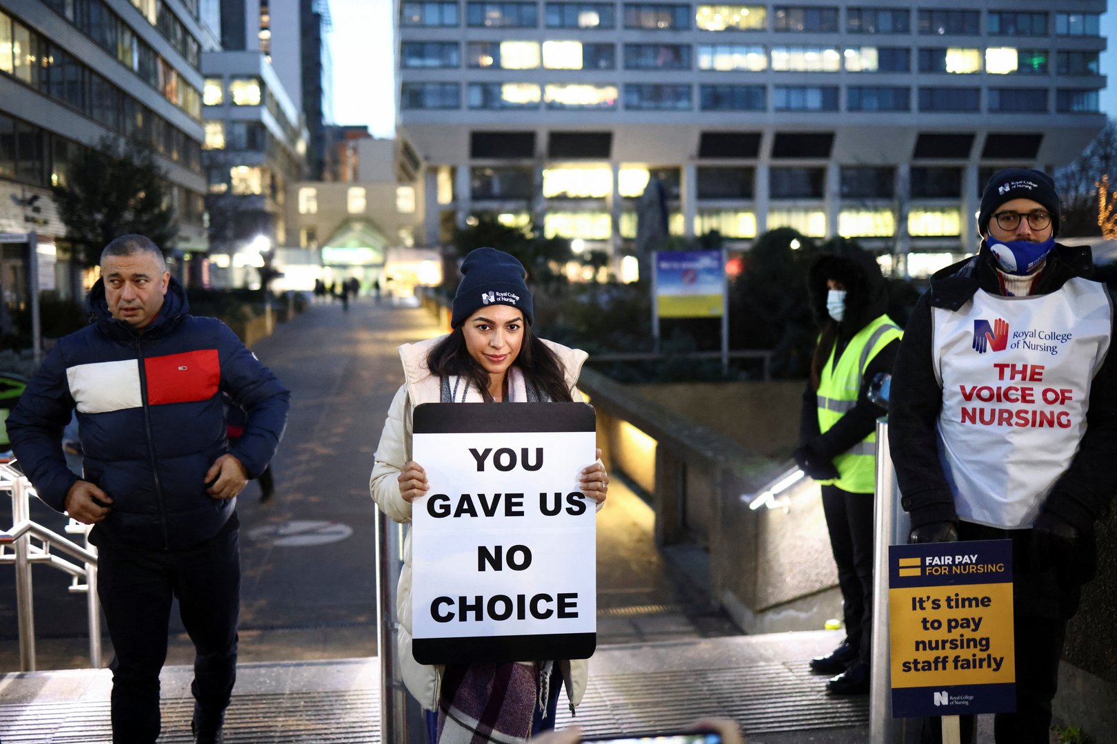 image &#8216;What a tragic day&#8217;: British nurses strike in bitter pay dispute