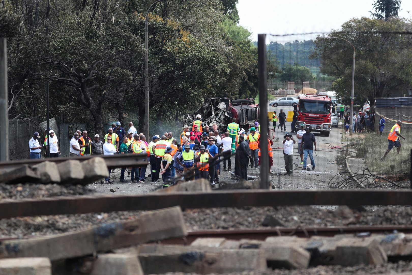 image Johannesburg tanker explosion death toll rises to 15, driver charged