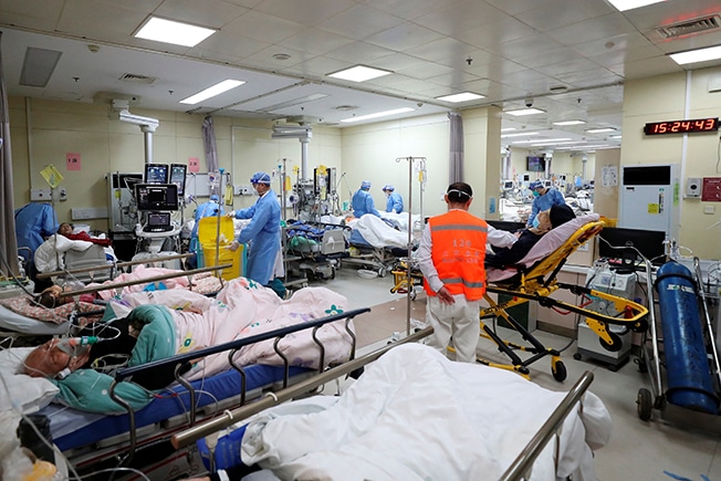 image COVID pressures China&#8217;s hospitals as countries mandate tests for travellers