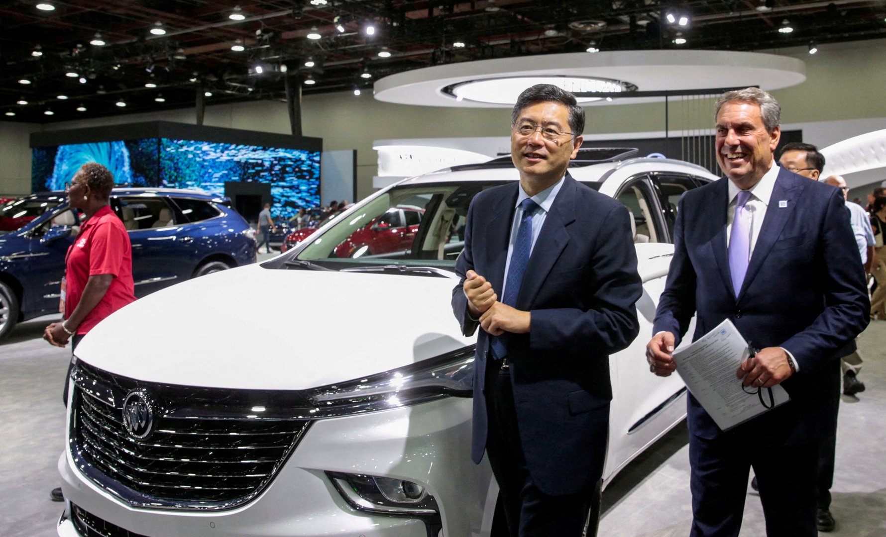 image China promotes its U.S. envoy Qin Gang to foreign minister