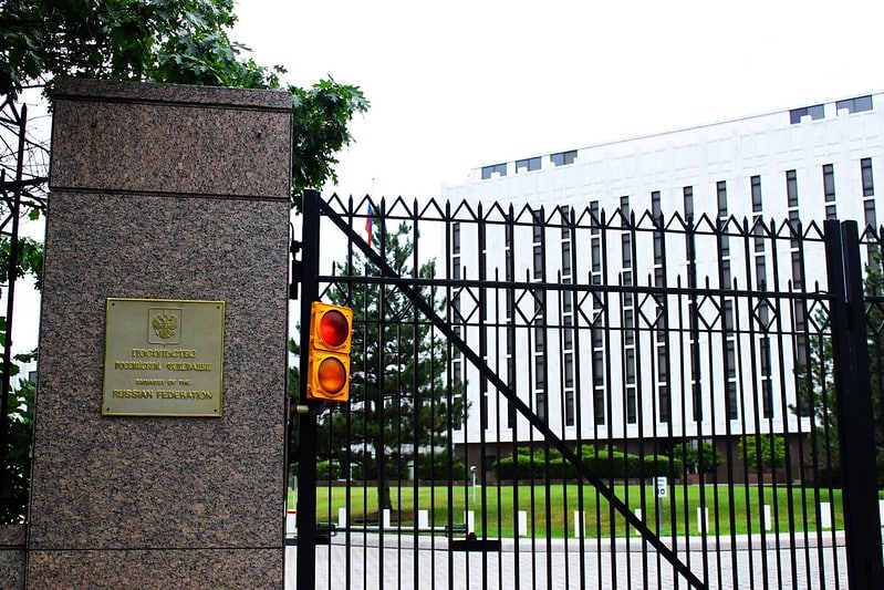image Russian ambassador to Washington says risk of clash with US &#8216;high&#8217;
