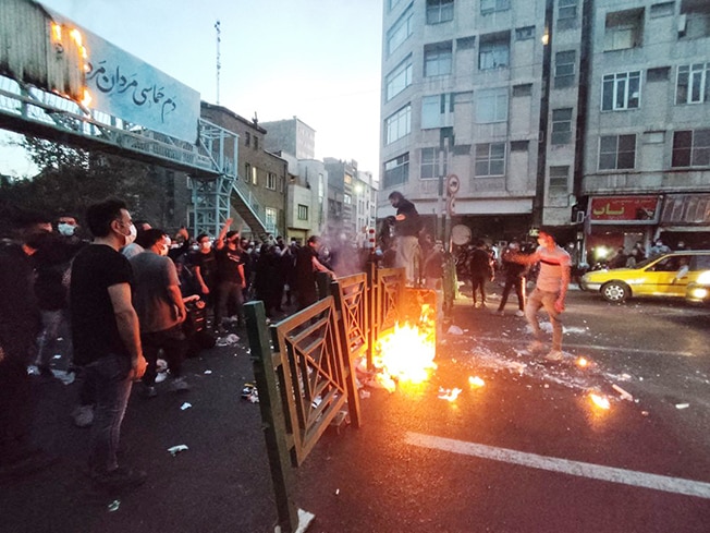 image Iran reroutes plane carrying football star&#8217;s wife, blames UK over unrest