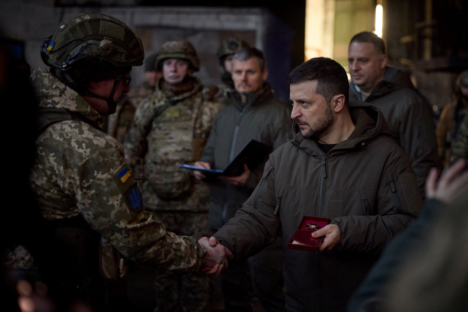 image Zelenskiy shows up failed Russian efforts with visit to east Ukraine