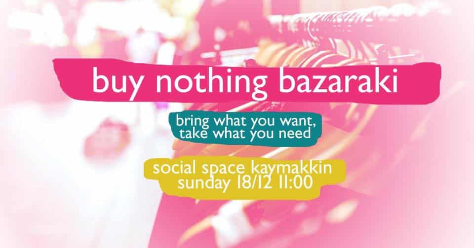 image A buy-nothing bazaar is coming up