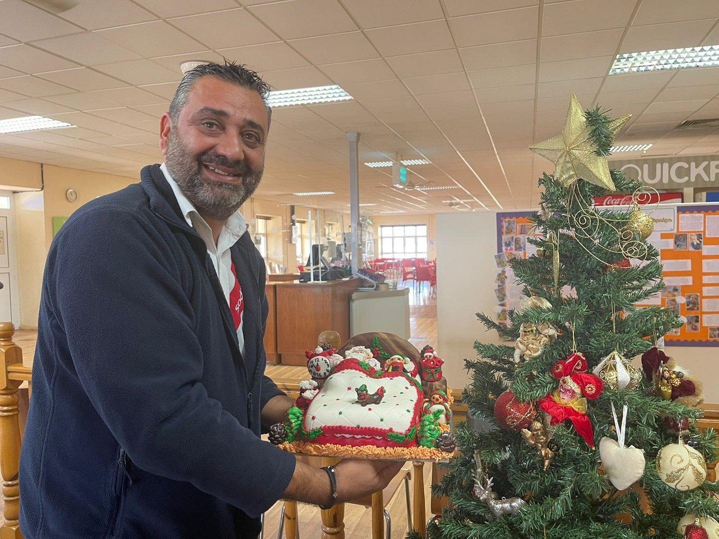 image Cypriot chef wins British bases Christmas bake-off