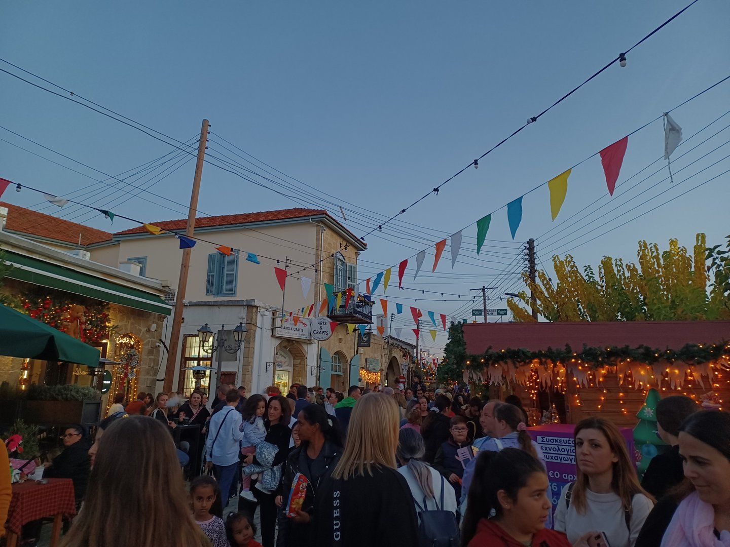 image Christmas comes alive outside the city