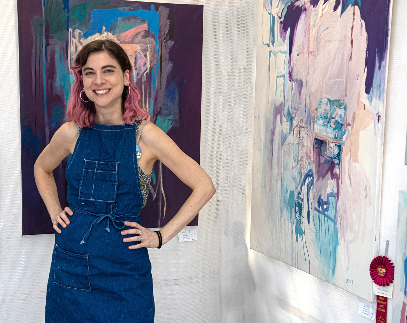 image Local painter represents Cyprus in America