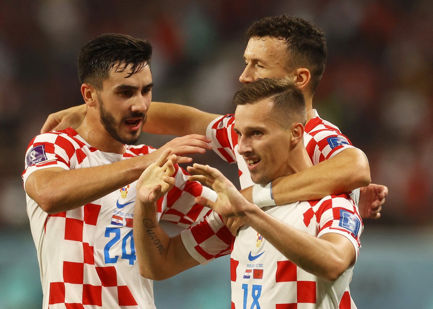 image Croatia beat Morocco 2-1 to finish third in World Cup
