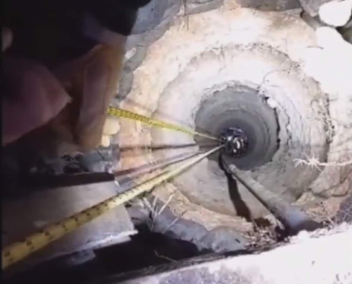 image Girl rescued from 40-metre-deep well