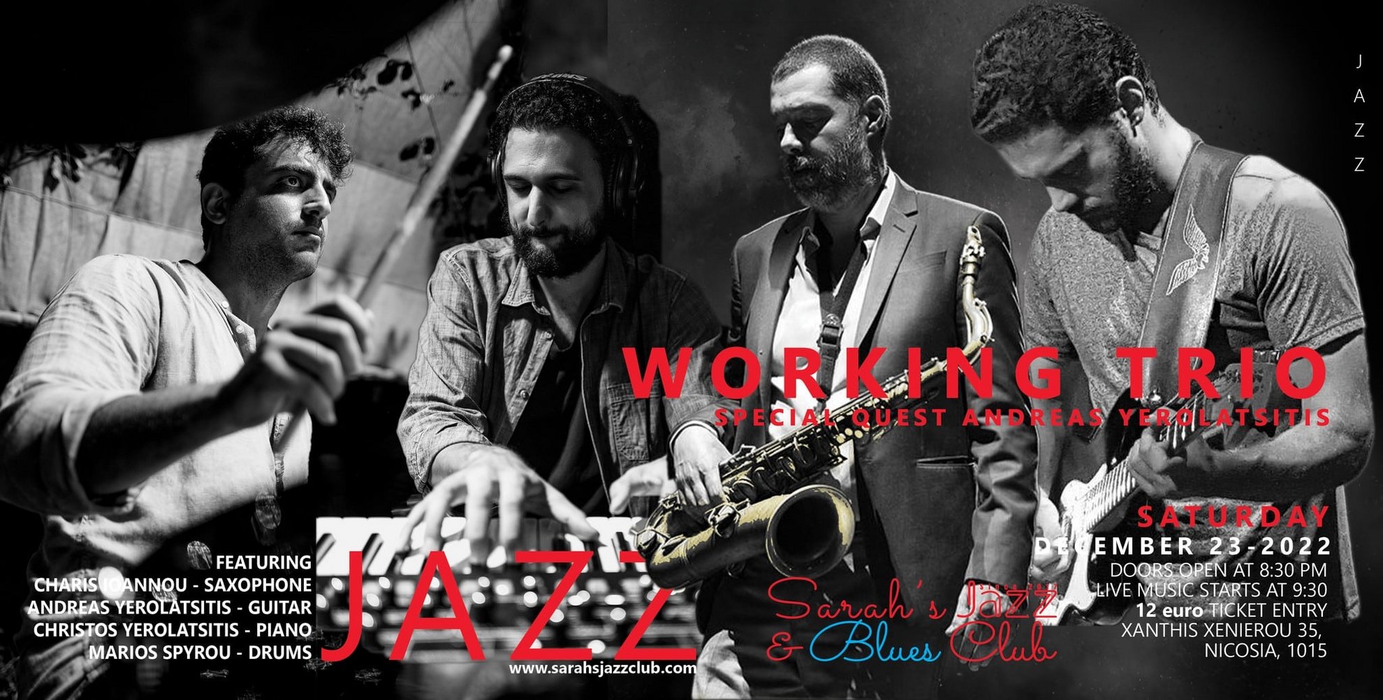 image What’s on at Sarah’s Jazz Club this week