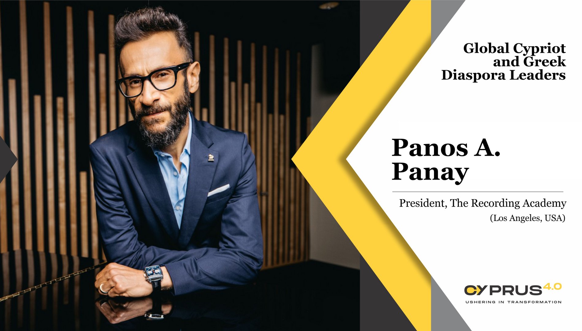 image Panos A. Panay: President, The Recording Academy (Los Angeles, USA)