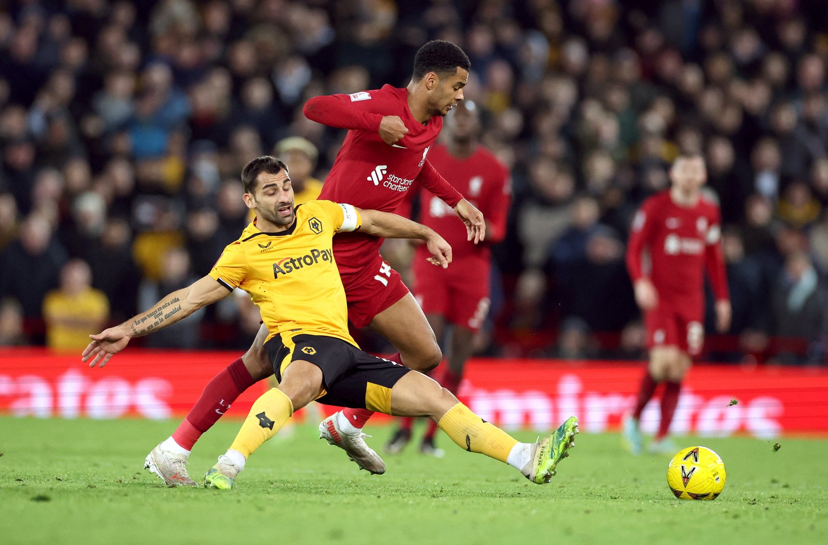 image Holders Liverpool held by Wolves, Newcastle crash out in FA Cup