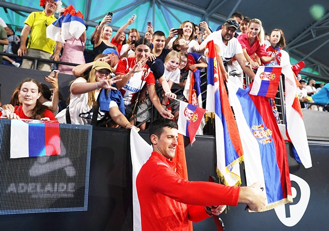 image Djokovic lost sleep to deal with hamstring problem