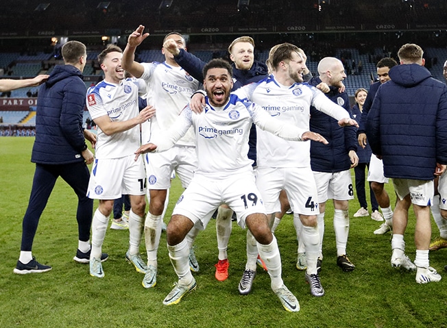 image Stevenage boss: grandkids will hear about &#8216;magical&#8217; FA Cup upset for years