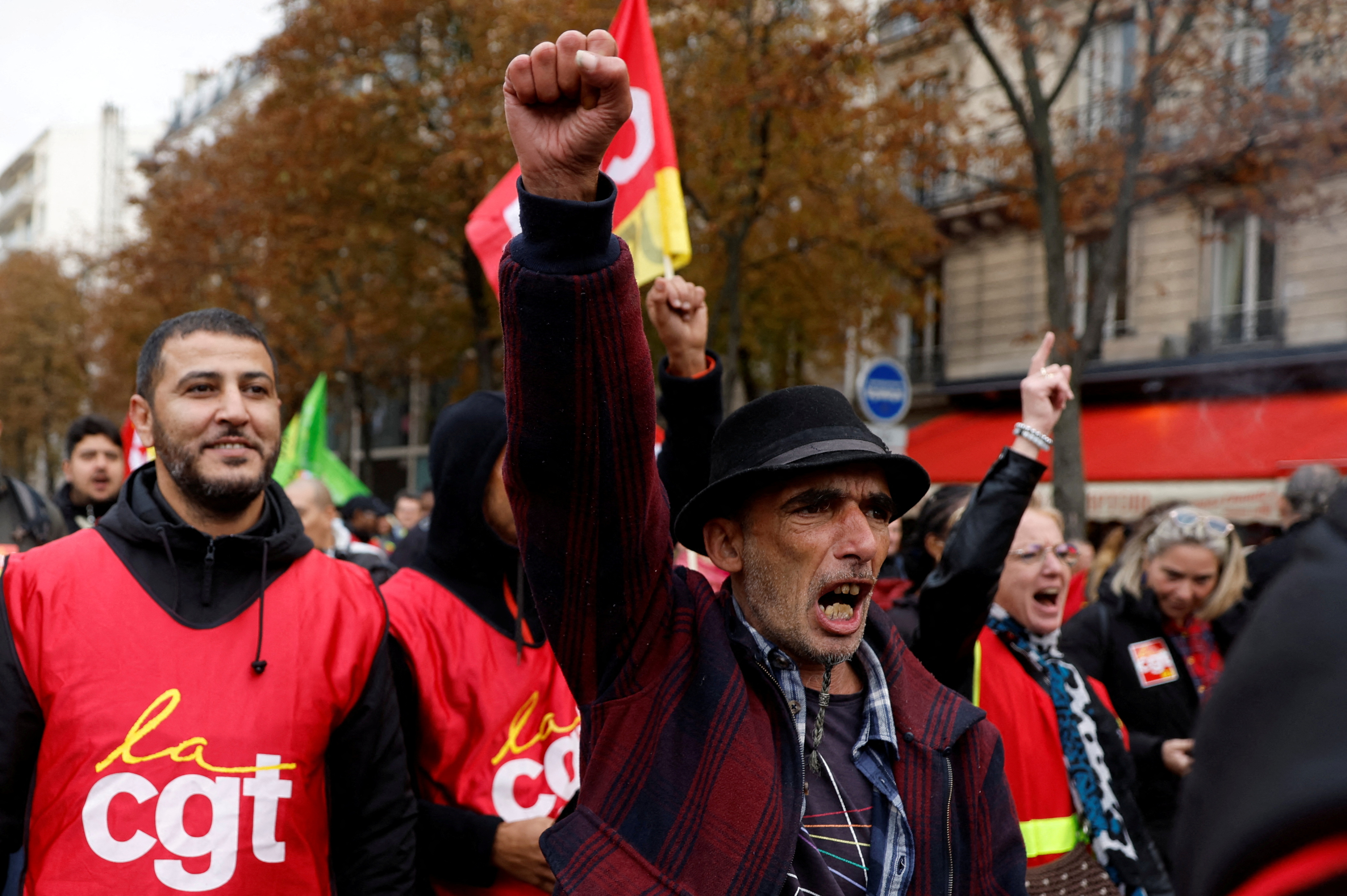 image Testing times for Macron&#8217;s pension reform as French workers down tools (Update)