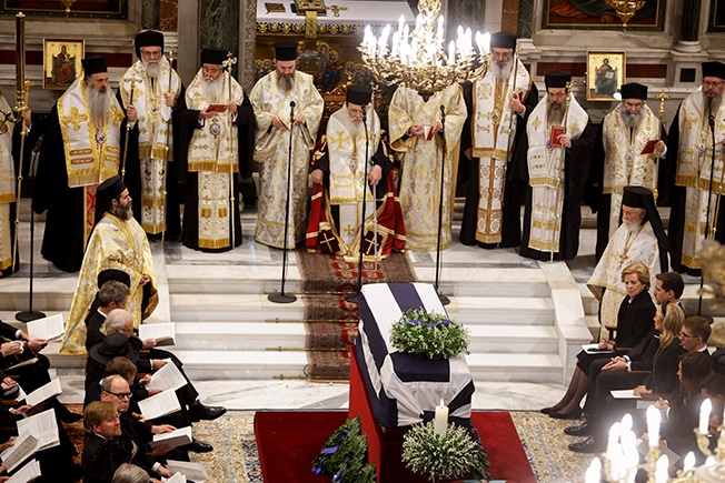 image Europe&#8217;s royals, in Athens, bid farewell to Greece&#8217;s last king