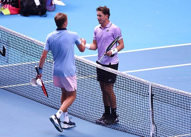 image Ruud tumbles out as Americans charge into third round (wrapup)
