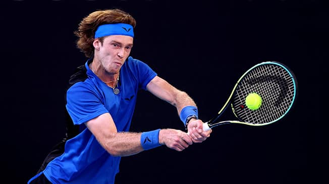image Anyone but Djokovic: Rublev targets first Grand Slam semi