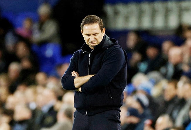 image Struggling Everton sack manager Lampard