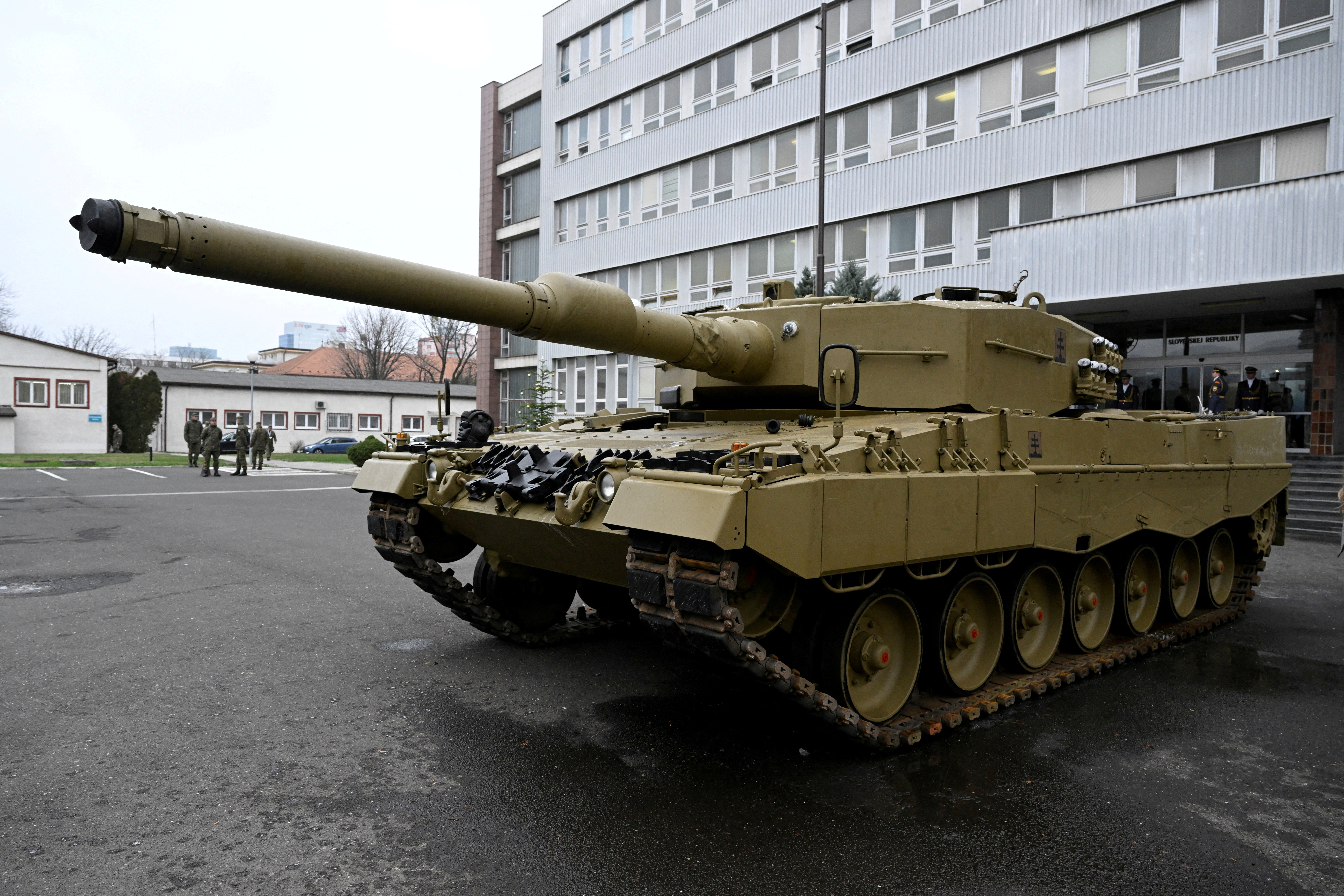 image Russia to put destroyed Nato equipment on show near Western embassies